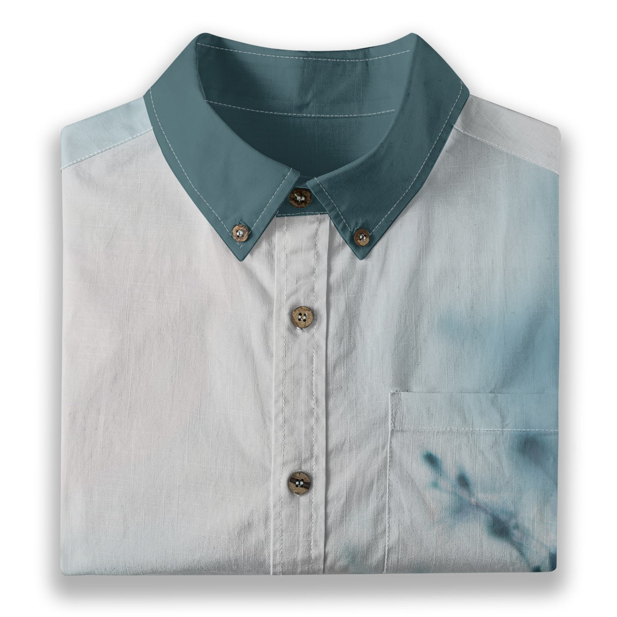 All-Over Print Men's Breathable Cotton Shirt|125GSM