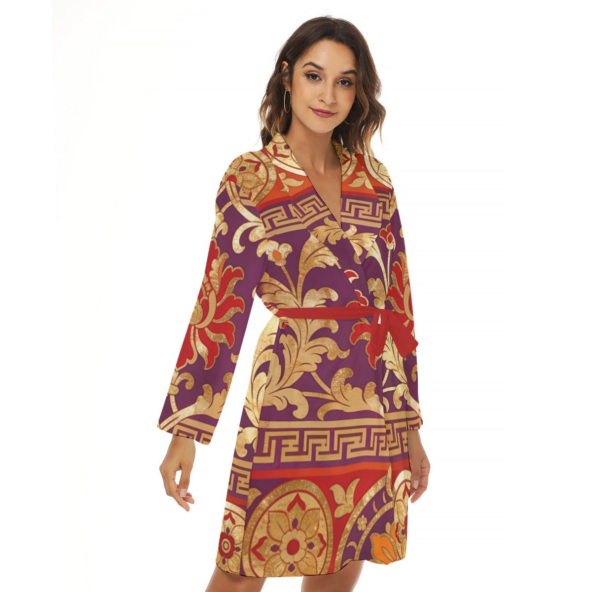 All-Over Print Women's Small Robe
