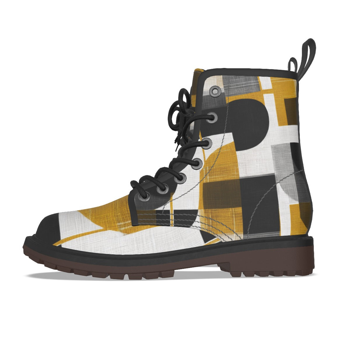All-Over Print Men's Martin Short Boots
