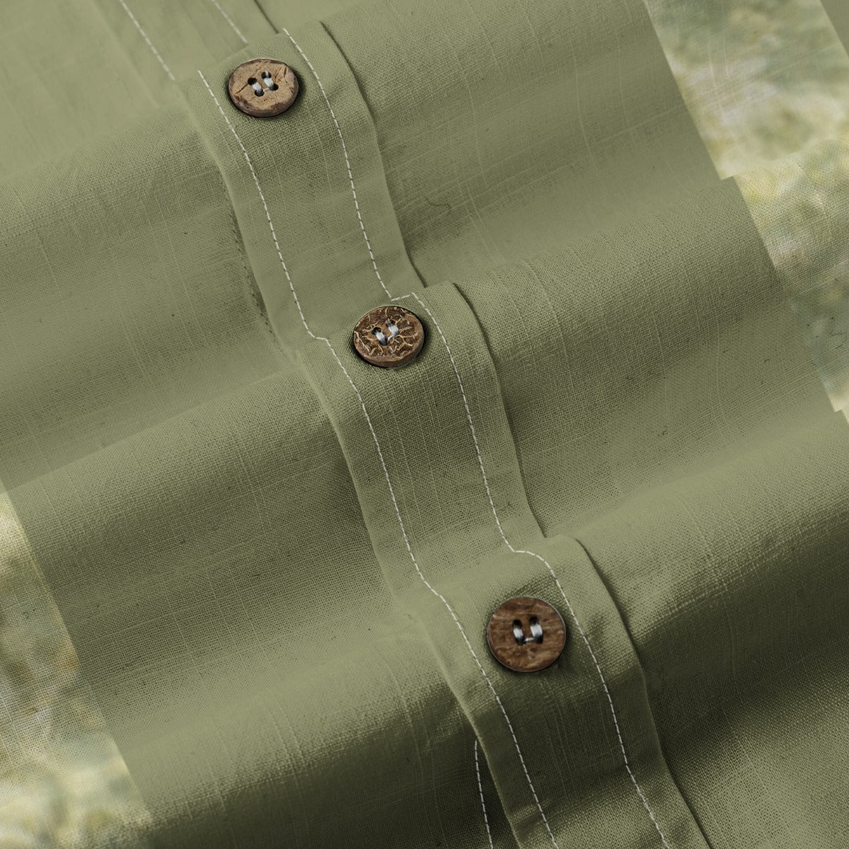 All-Over Print Men's Breathable Cotton Shirt|125GSM