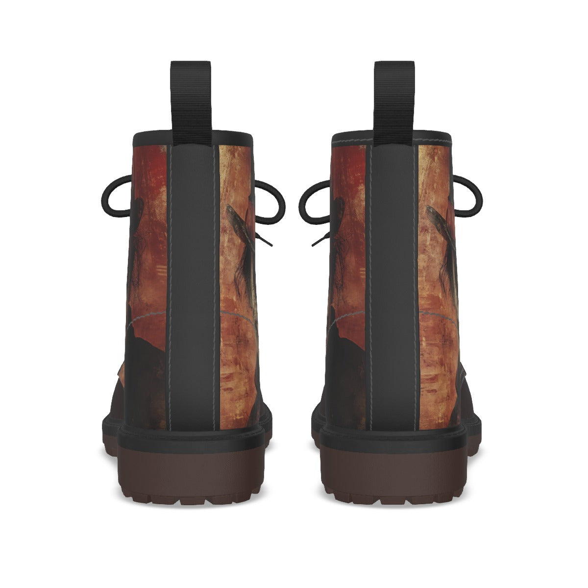All-Over Print Men's Martin Short Boots
