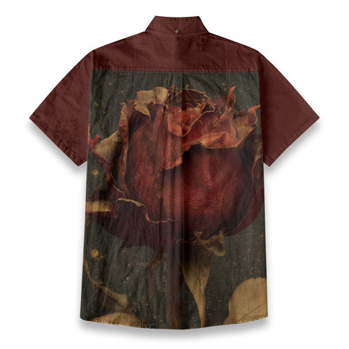 All-Over Print Men's Breathable Cotton Shirt|125GSM