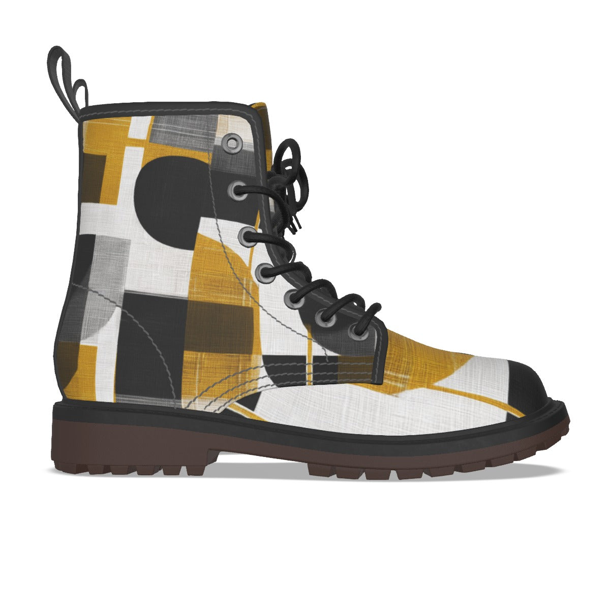 All-Over Print Men's Martin Short Boots