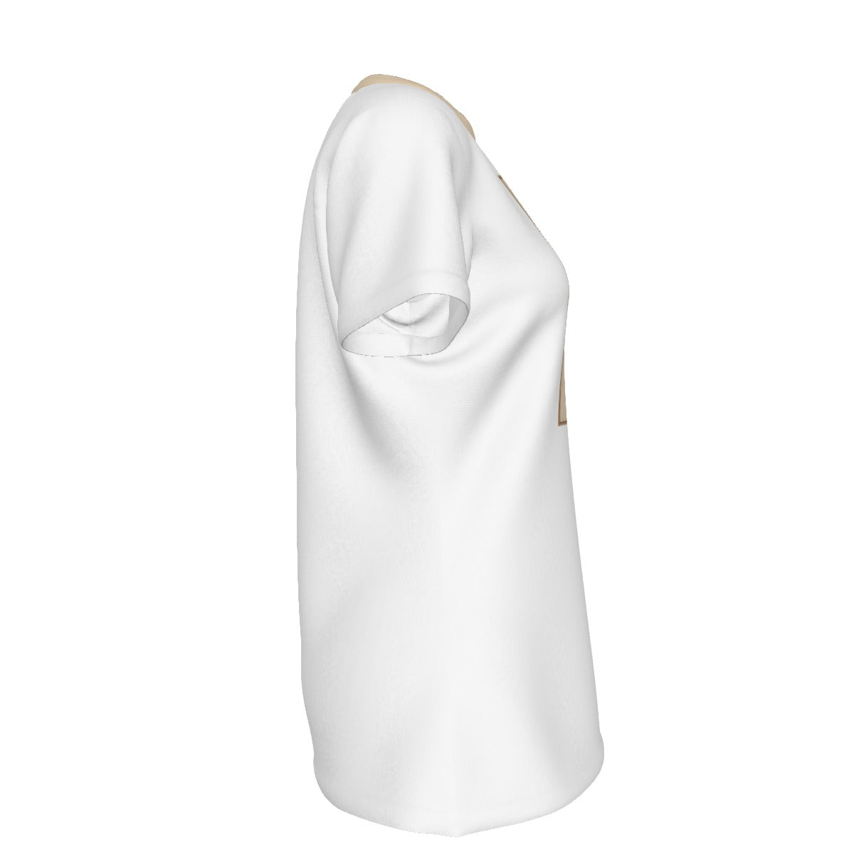 All-Over Print Women's Round Neck T-Shirt | 190GSM Cotton