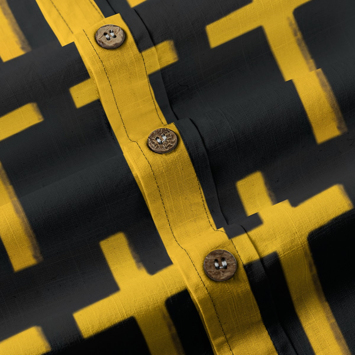 All-Over Print Men's Breathable Cotton Shirt|125GSM