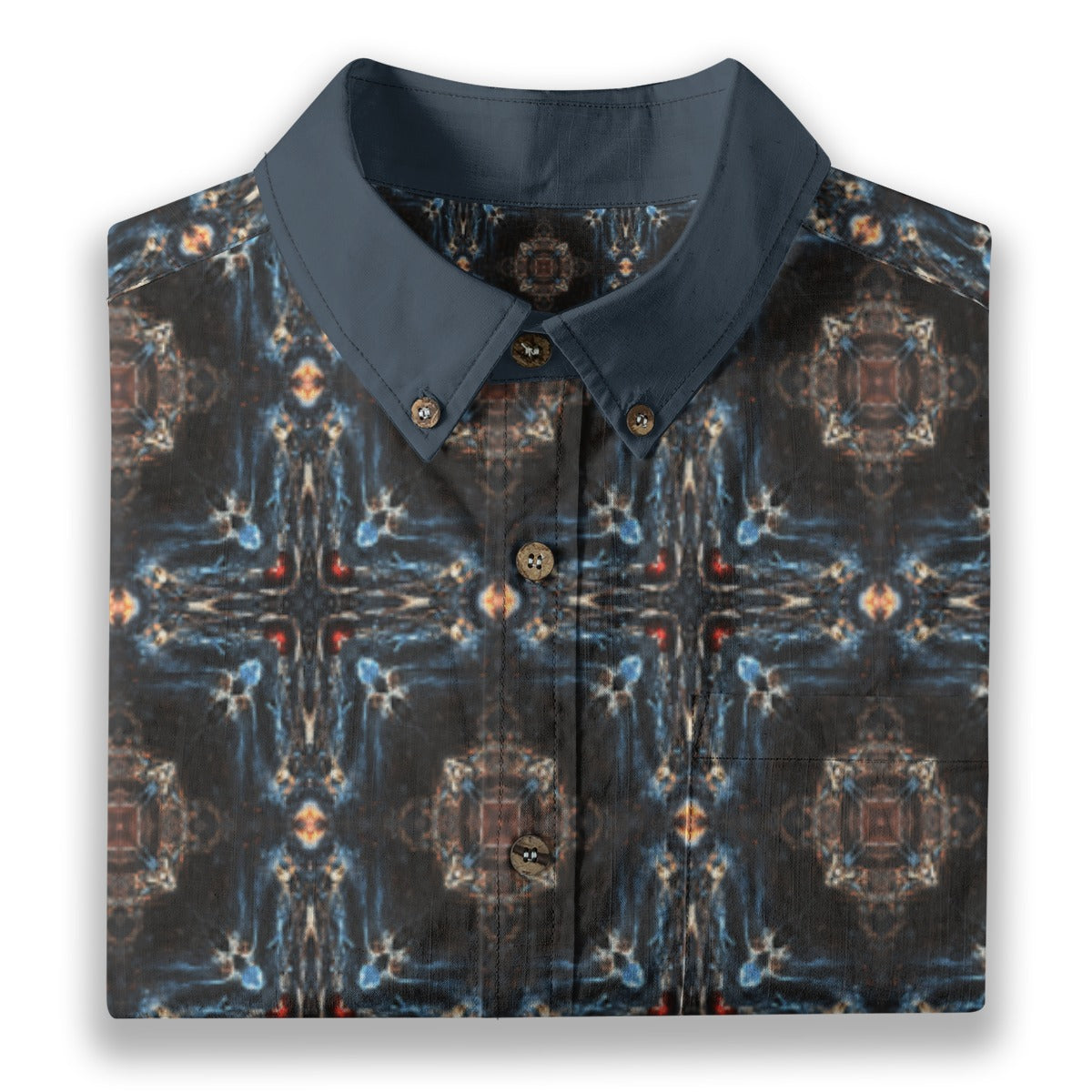 All-Over Print Men's Breathable Cotton Shirt|125GSM