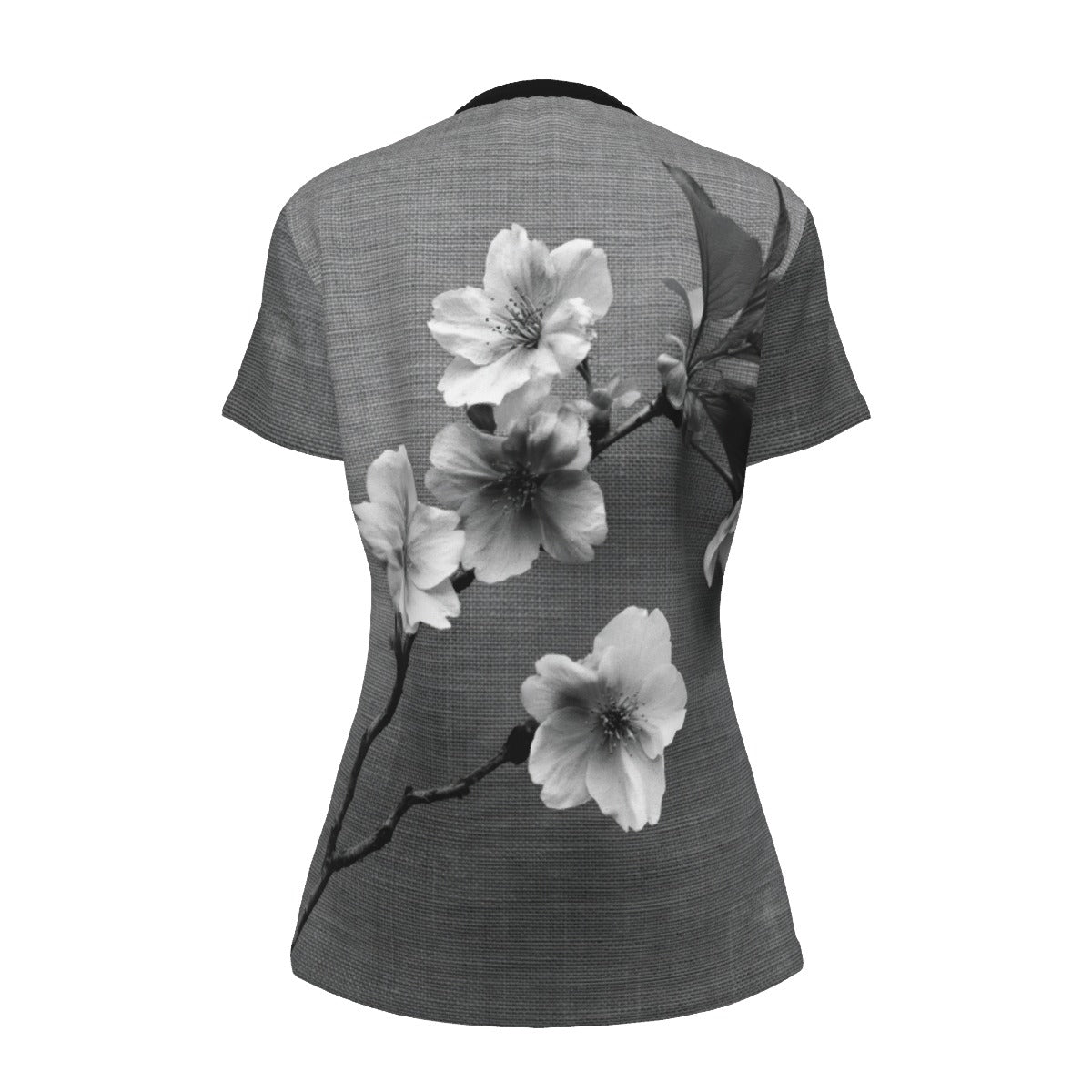All-Over Print Women's Round Neck T-Shirt | 190GSM Cotton