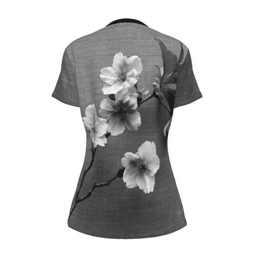 All-Over Print Women's Round Neck T-Shirt | 190GSM Cotton