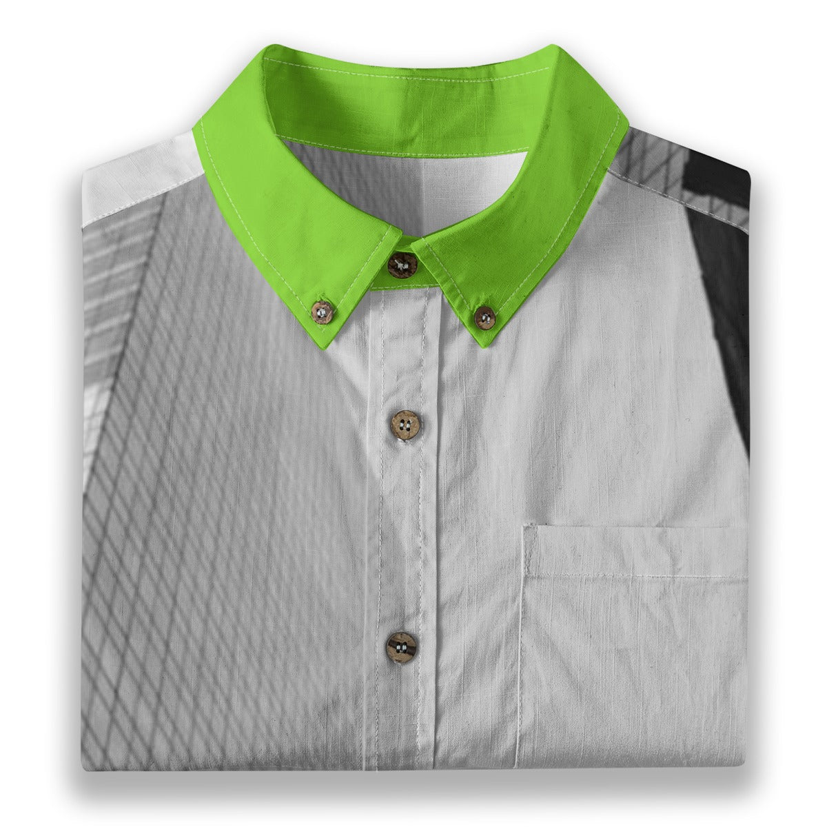 All-Over Print Men's Breathable Cotton Shirt|125GSM