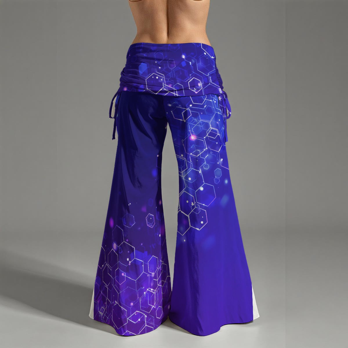 All-Over Print Women's High Waist Wide Leg Pants