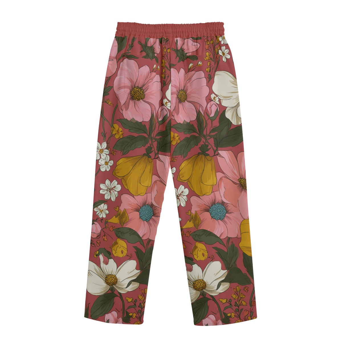 All-Over Print Unisex Straight Casual Pants | 245GSM Cotton