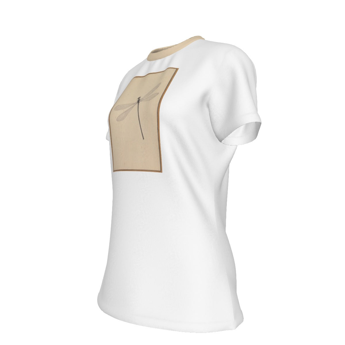 All-Over Print Women's Round Neck T-Shirt | 190GSM Cotton