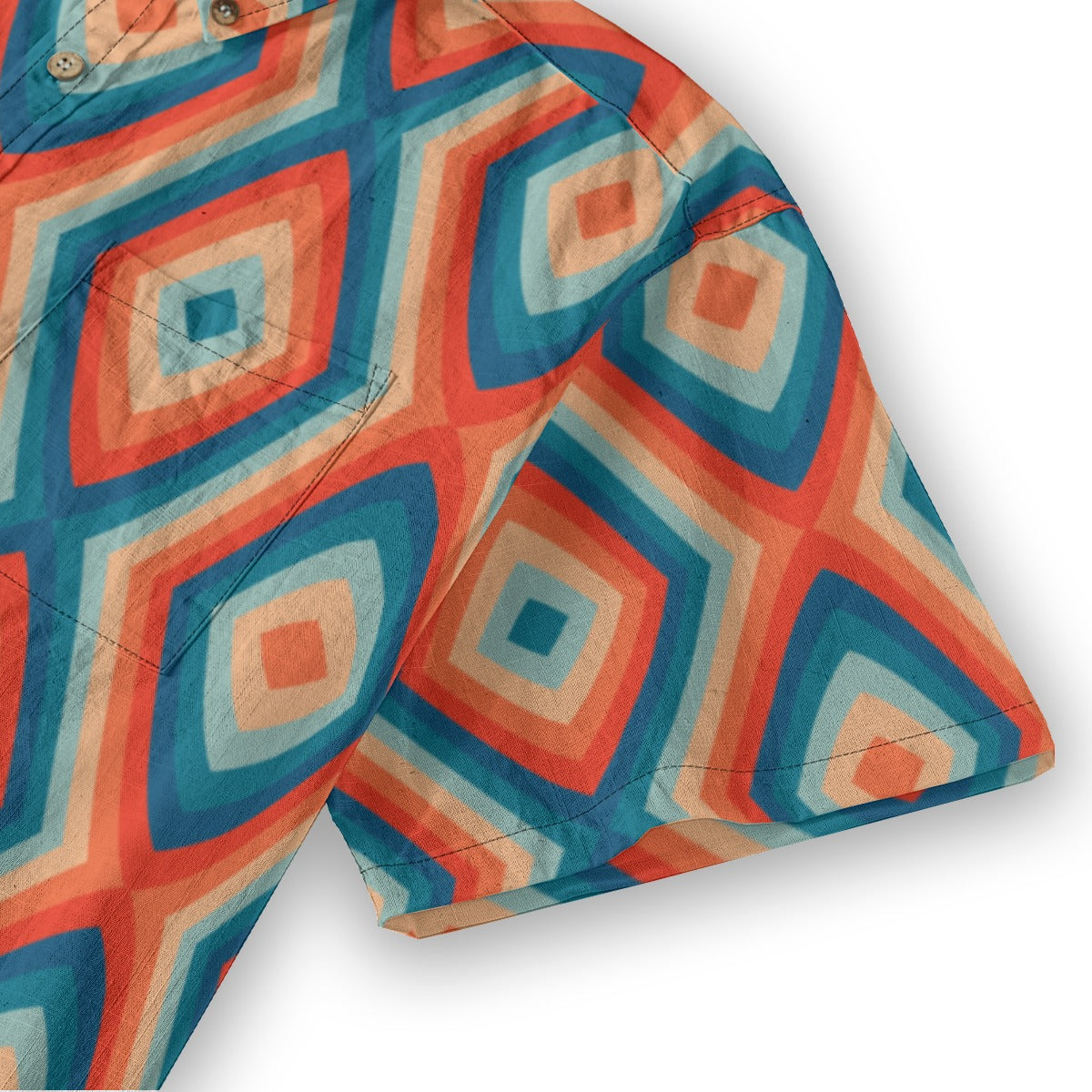 All-Over Print Men's Breathable Cotton Shirt|125GSM