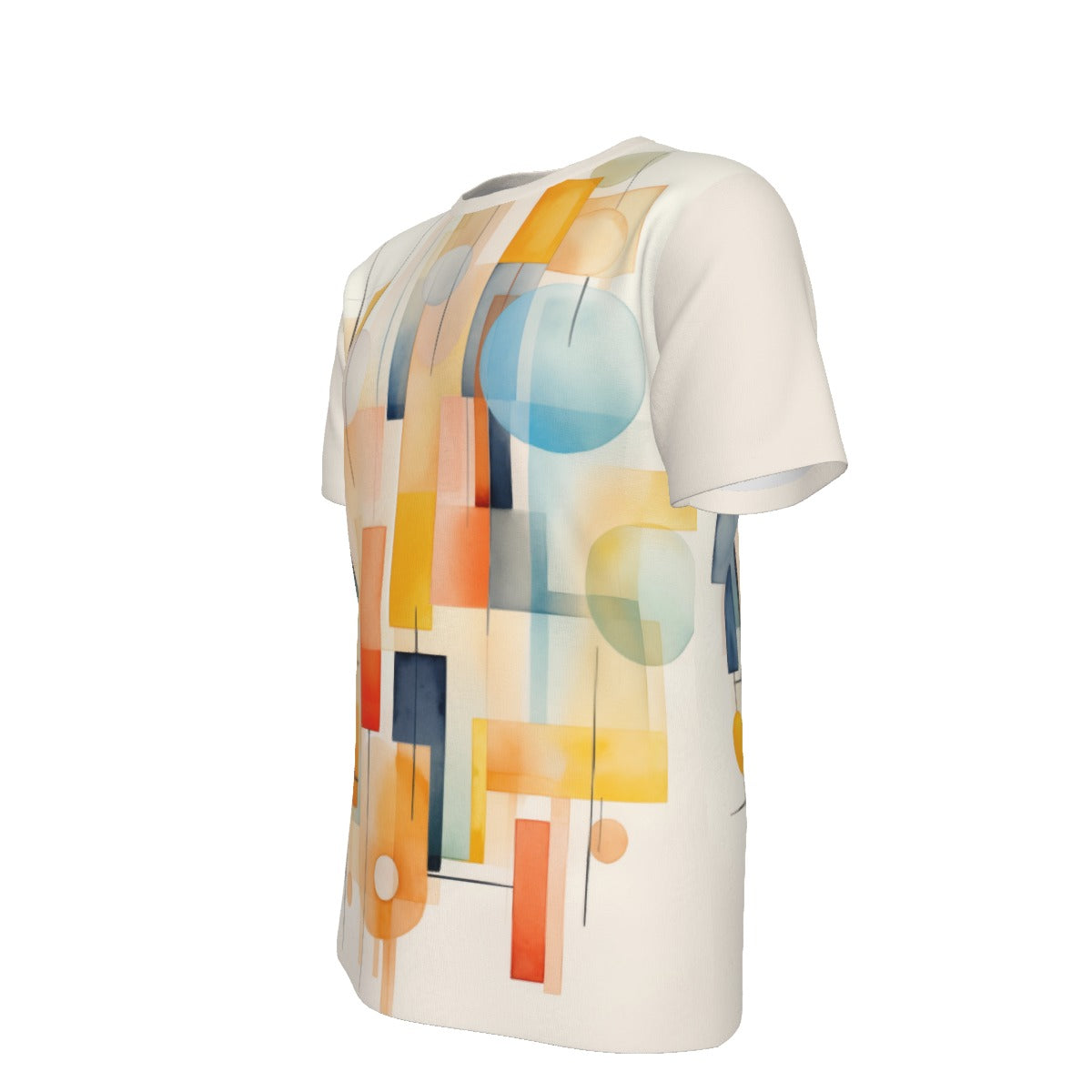 All-Over Print Men's O-Neck T-Shirt | 190GSM Cotton