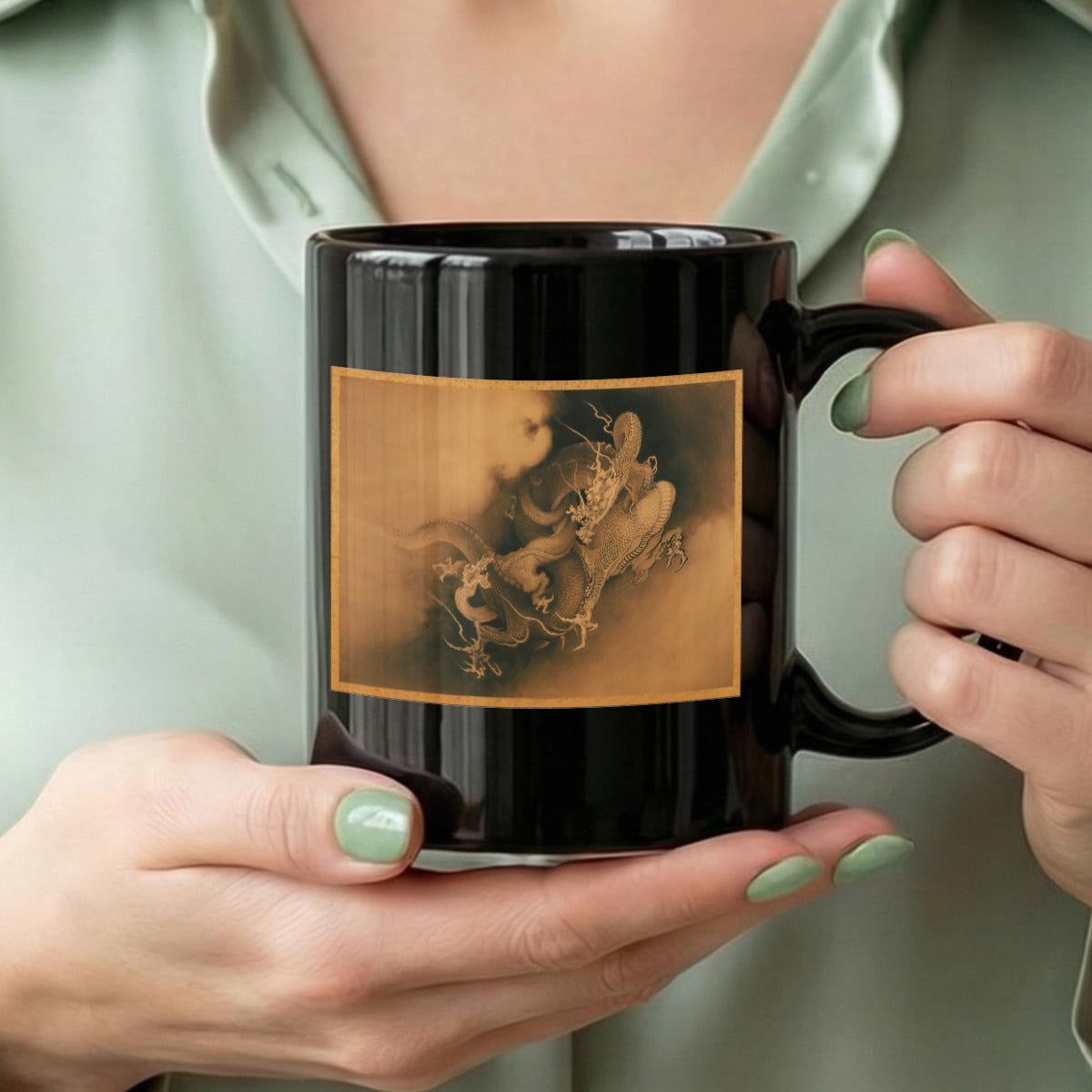 11oz Black Ceramic Mug