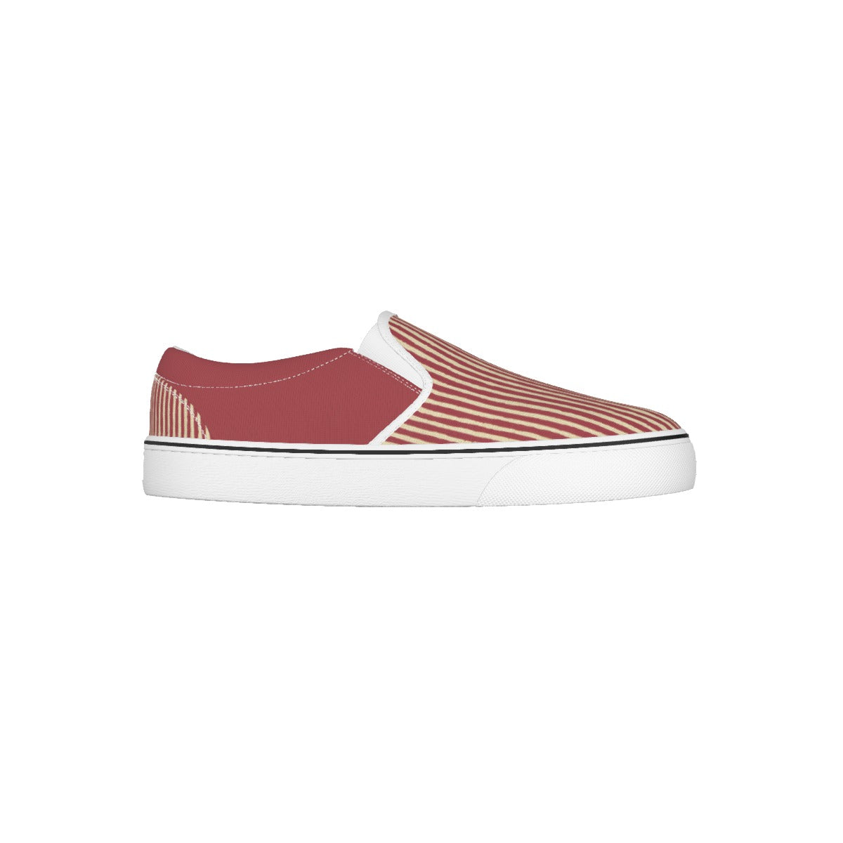Custom Men's Canvas Slip On Sneakers Breathable Shoes