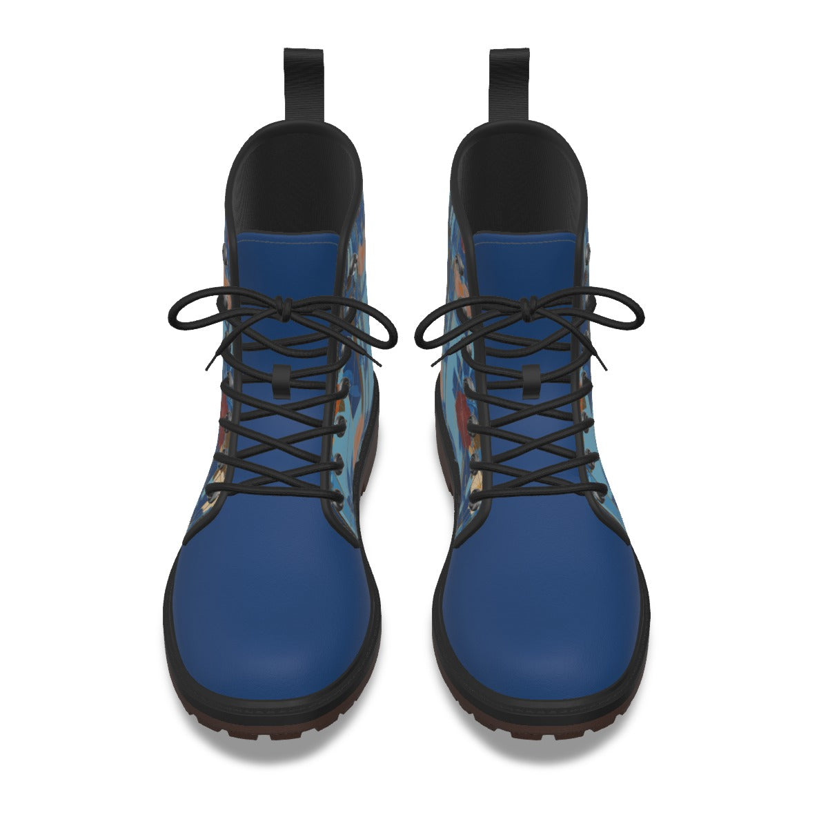 All-Over Print Men's Martin Short Boots