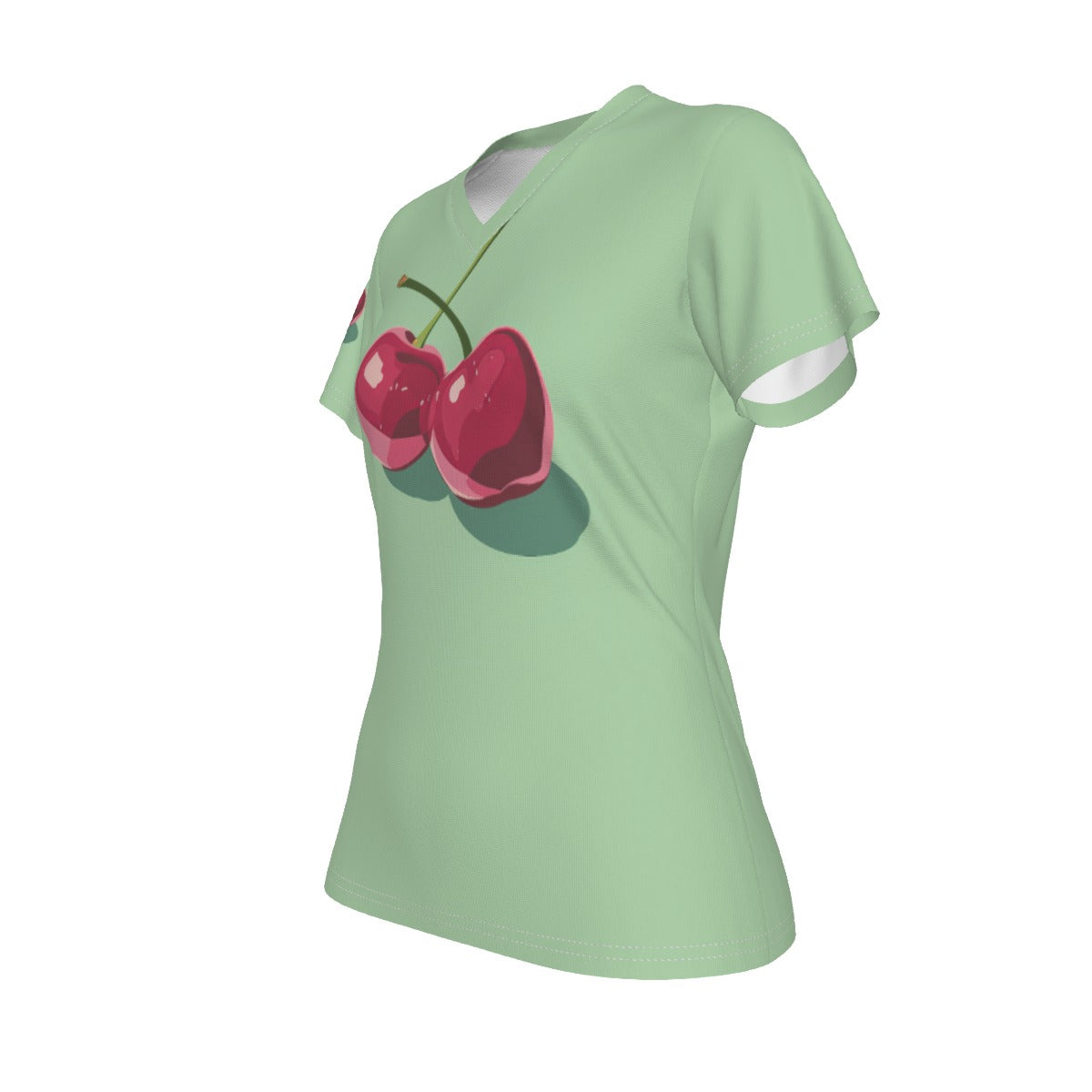 All-Over Print V-neck Women's T-shirt