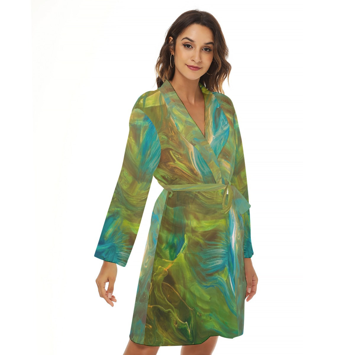 All-Over Print Women's Small Robe