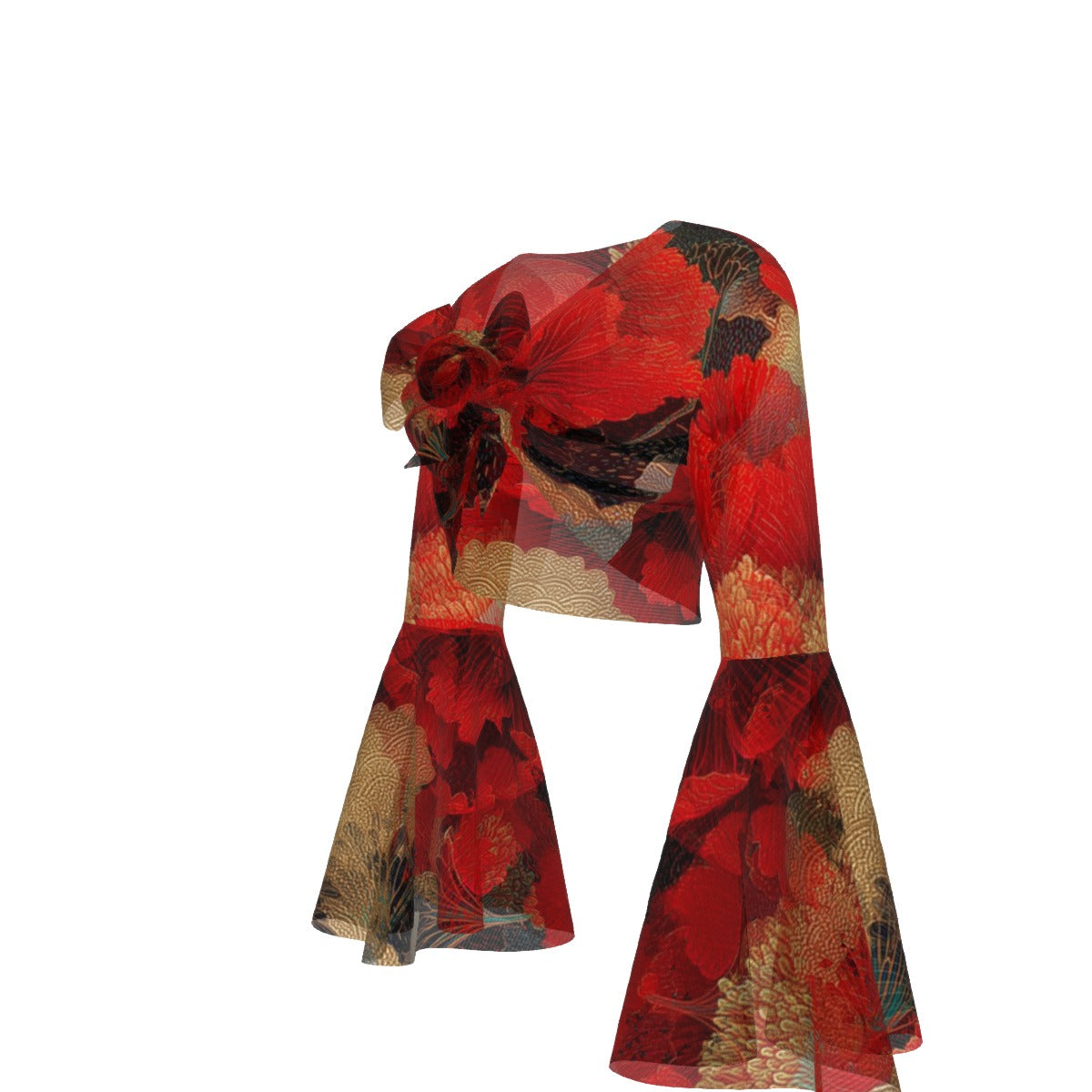 All-Over Print Women's Blouse