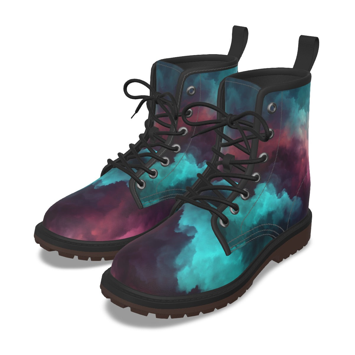 All-Over Print Men's Martin Short Boots