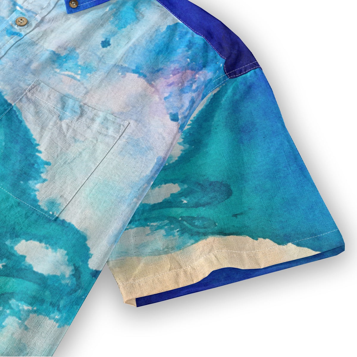 All-Over Print Men's Breathable Cotton Shirt|125GSM