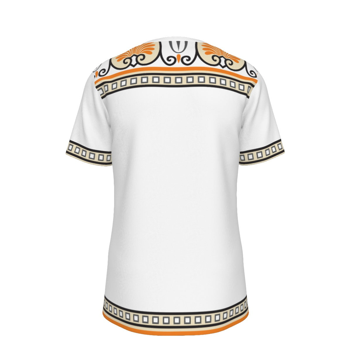 Tribal Border Print Men's O-Neck Tee