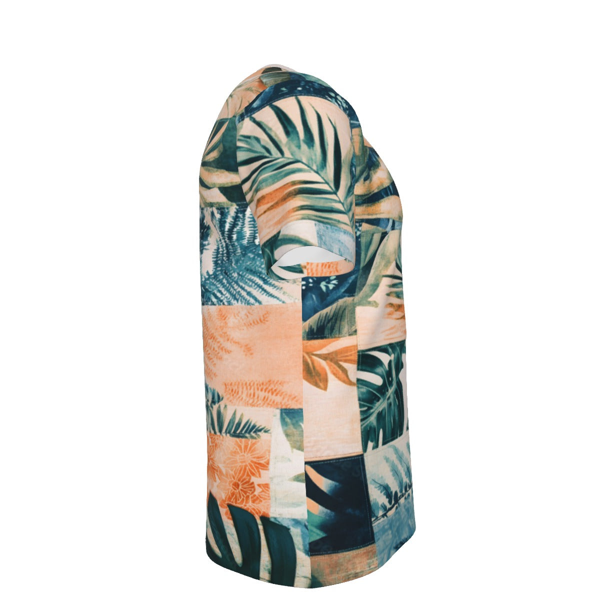 Summer Tropical Palm Tree Graphic Print Cotton Tee