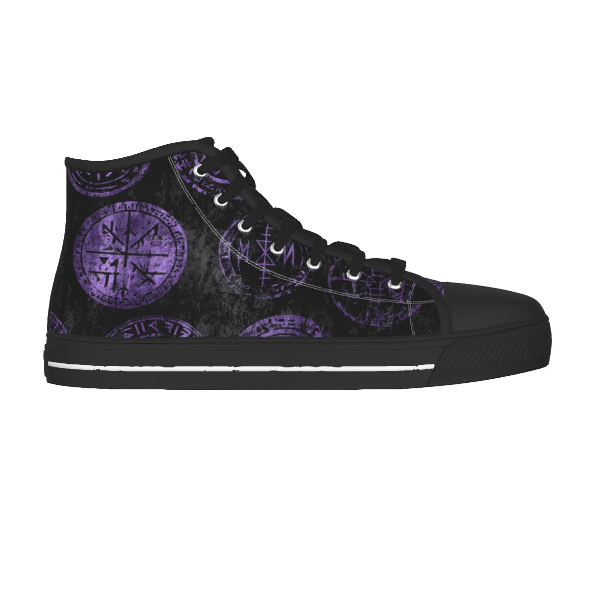 Men's Black Sole Canvas Shoes