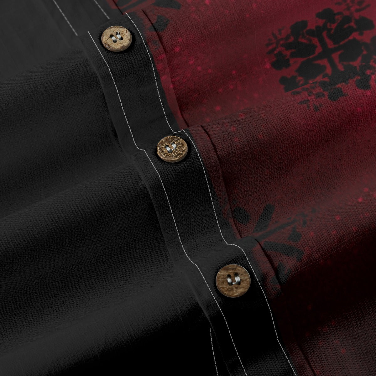 All-Over Print Men's Breathable Cotton Shirt|125GSM