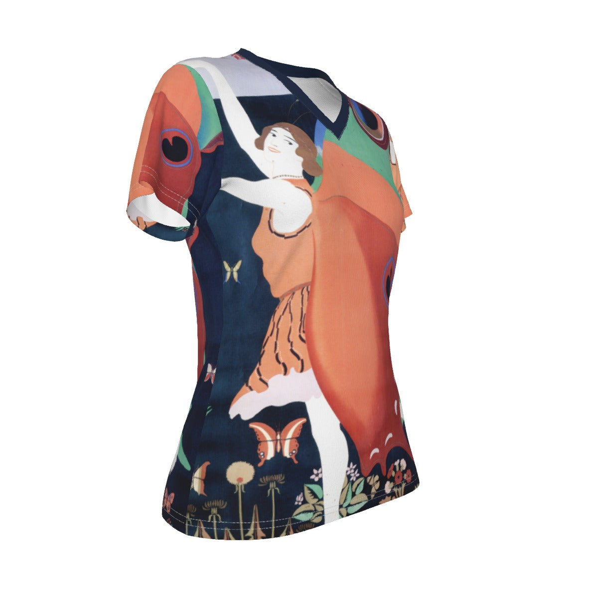All-Over Print V-neck Women's T-shirt
