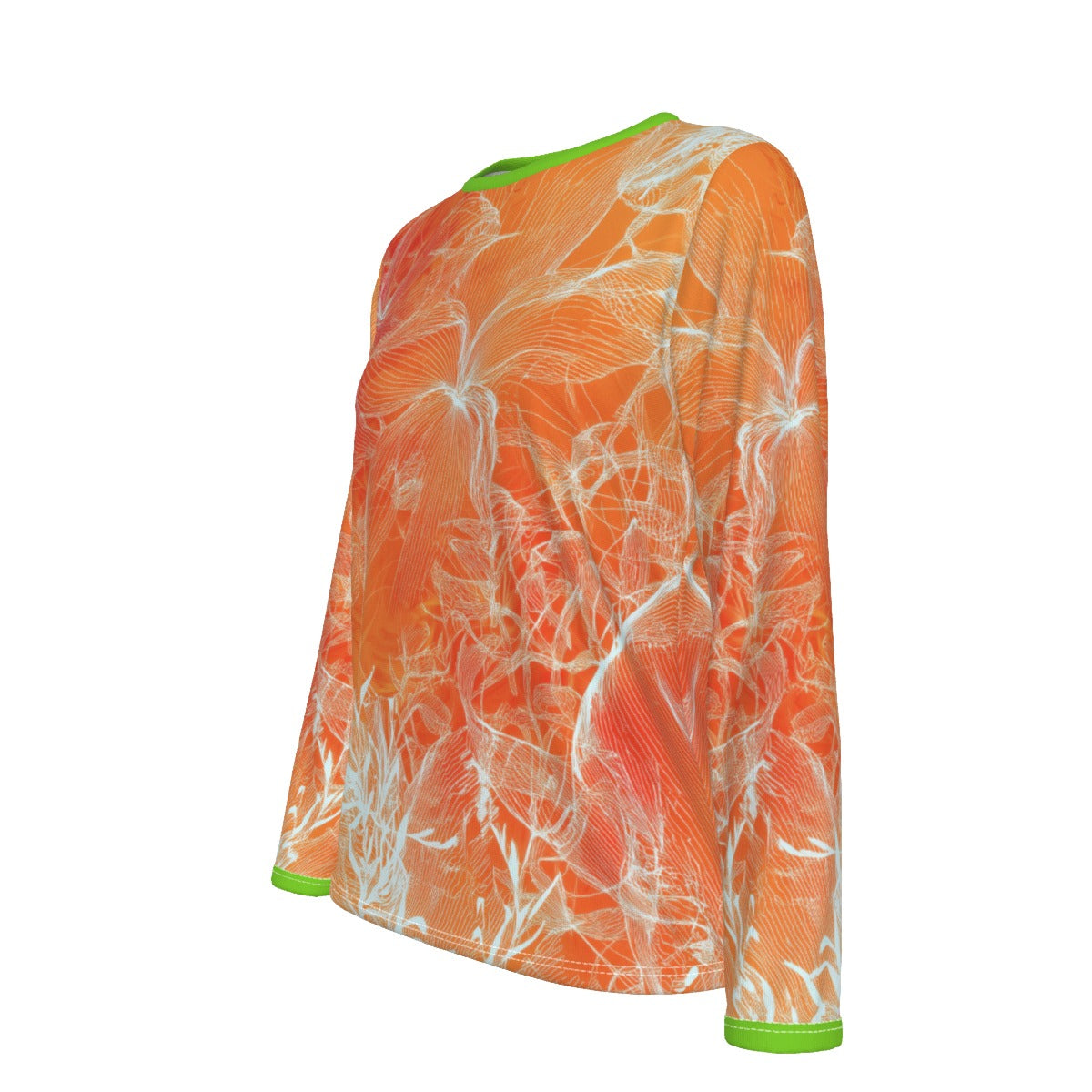 Women's Loose All-Over Print 190GSM Cotton Tee Shirt