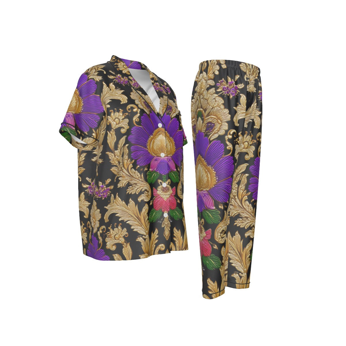 All-over print Women'S Trousers Pajamas Set