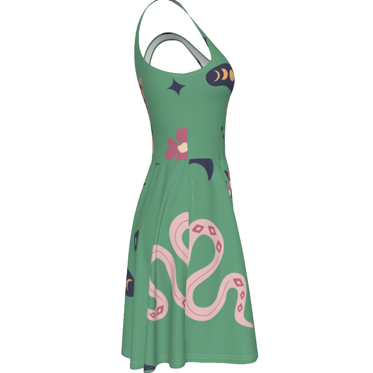 All-Over Print Women's Tank Vest Dress
