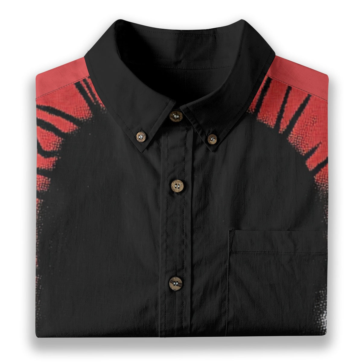 All-Over Print Men's Breathable Cotton Shirt|125GSM