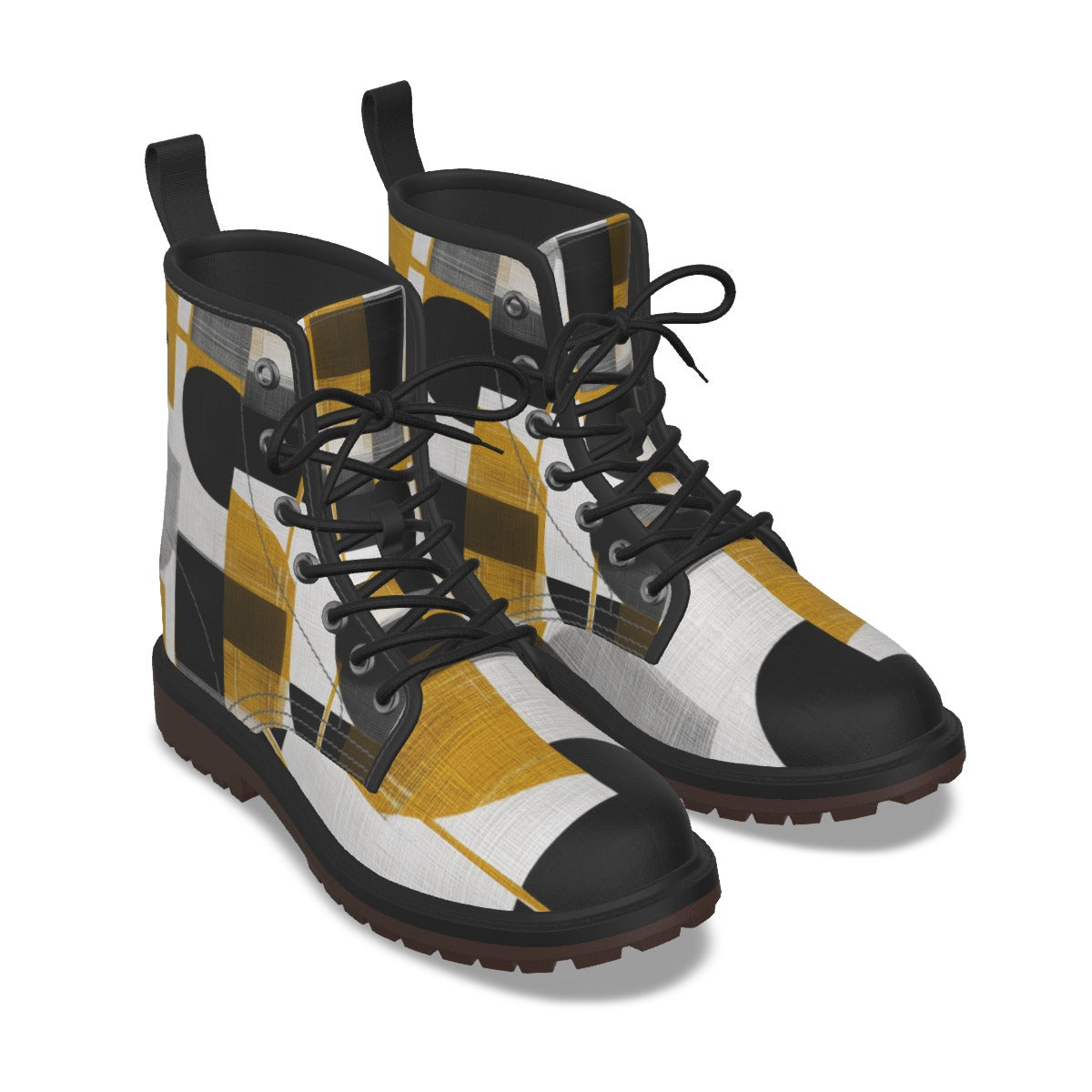 All-Over Print Men's Martin Short Boots