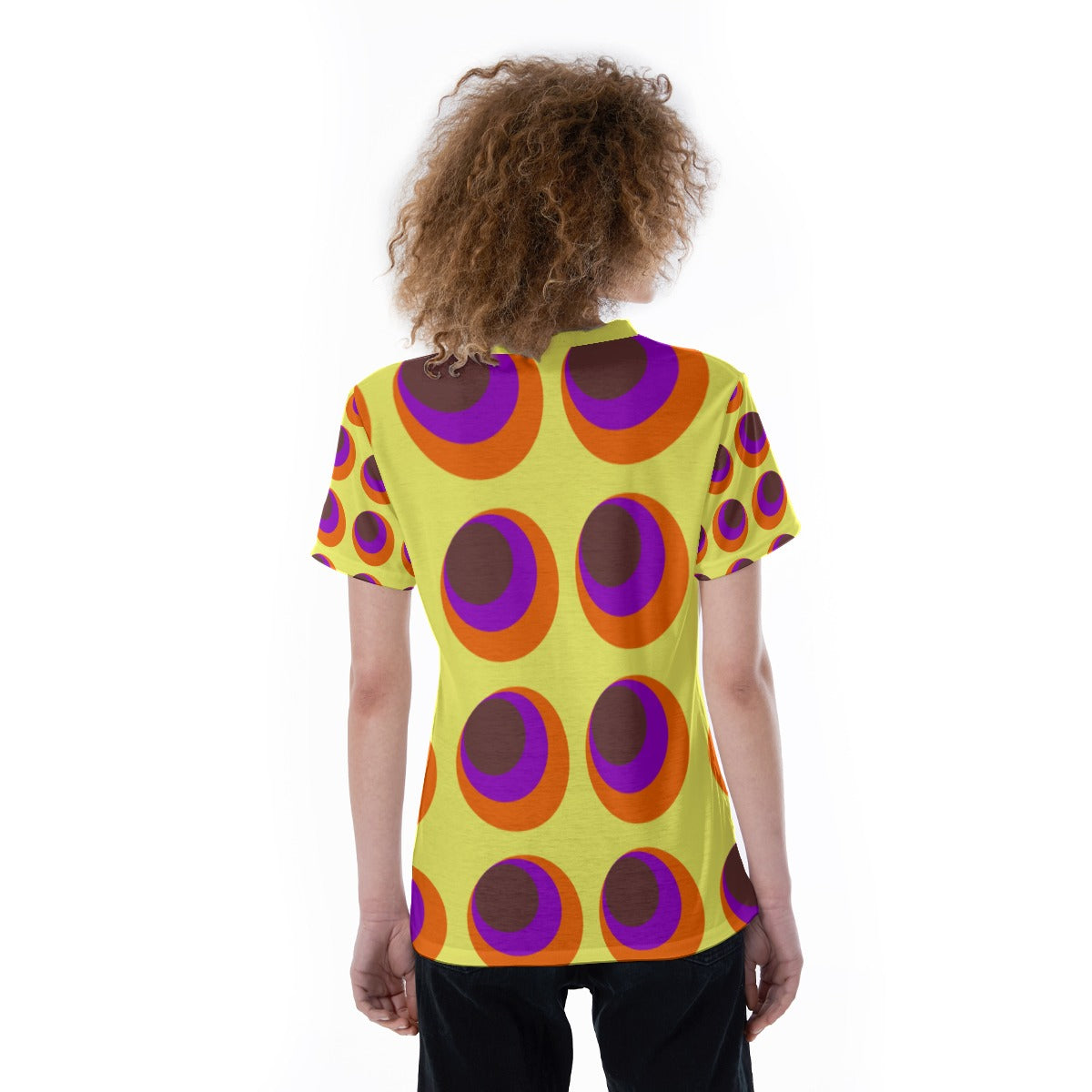 All-Over Print V-neck Women's T-shirt