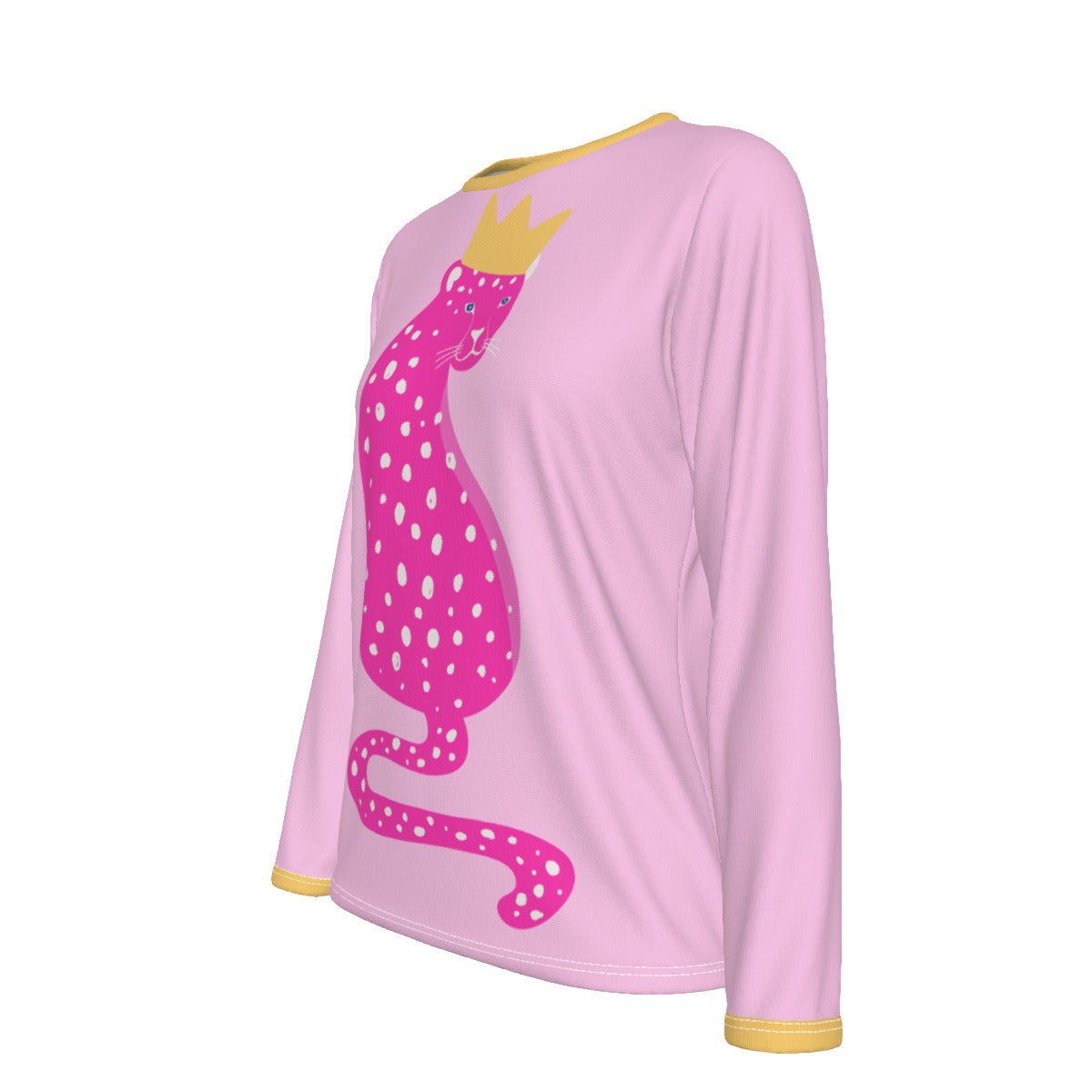 Custom Women's Loose Fit Cotton Long Sleeve T-Shirt