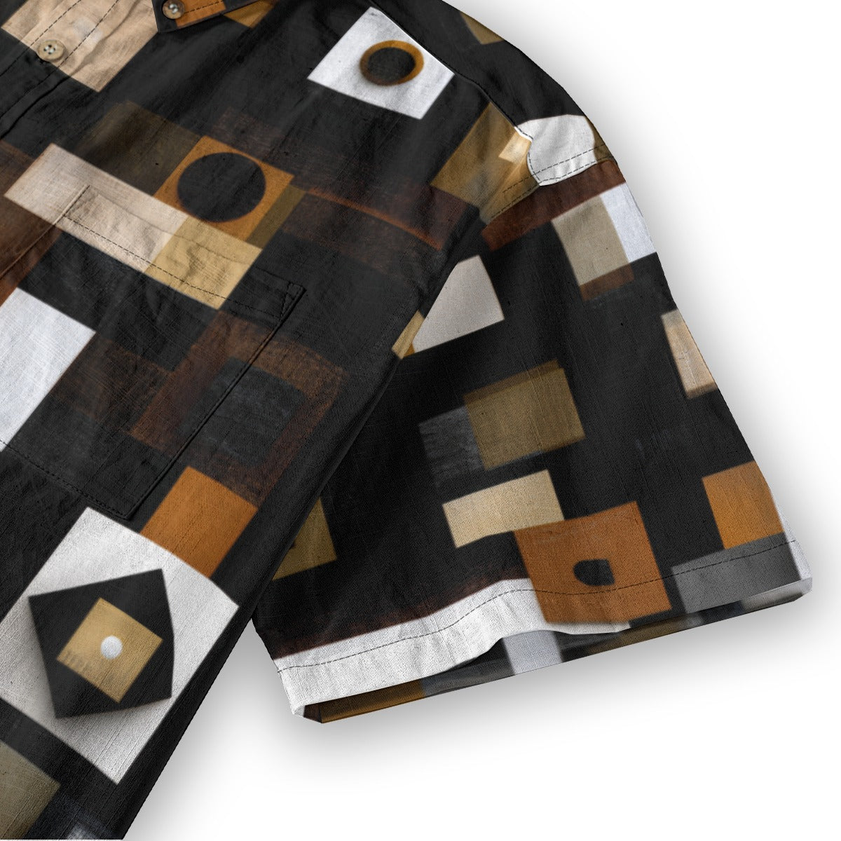 All-Over Print Men's Breathable Cotton Shirt|125GSM