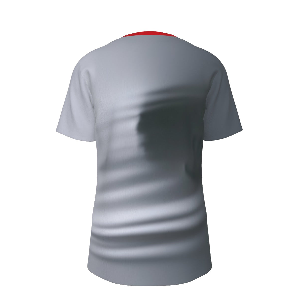 All-Over Print Men's O-Neck T-Shirt | 190GSM Cotton-red neck shadow behind the shirt