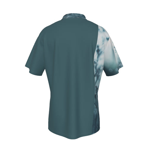 All-Over Print Men's Hawaiian Shirt With Button Closure |115GSM