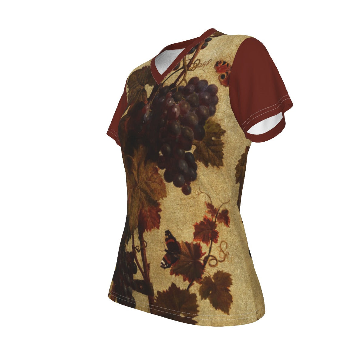 All-Over Print V-neck Women's T-shirt