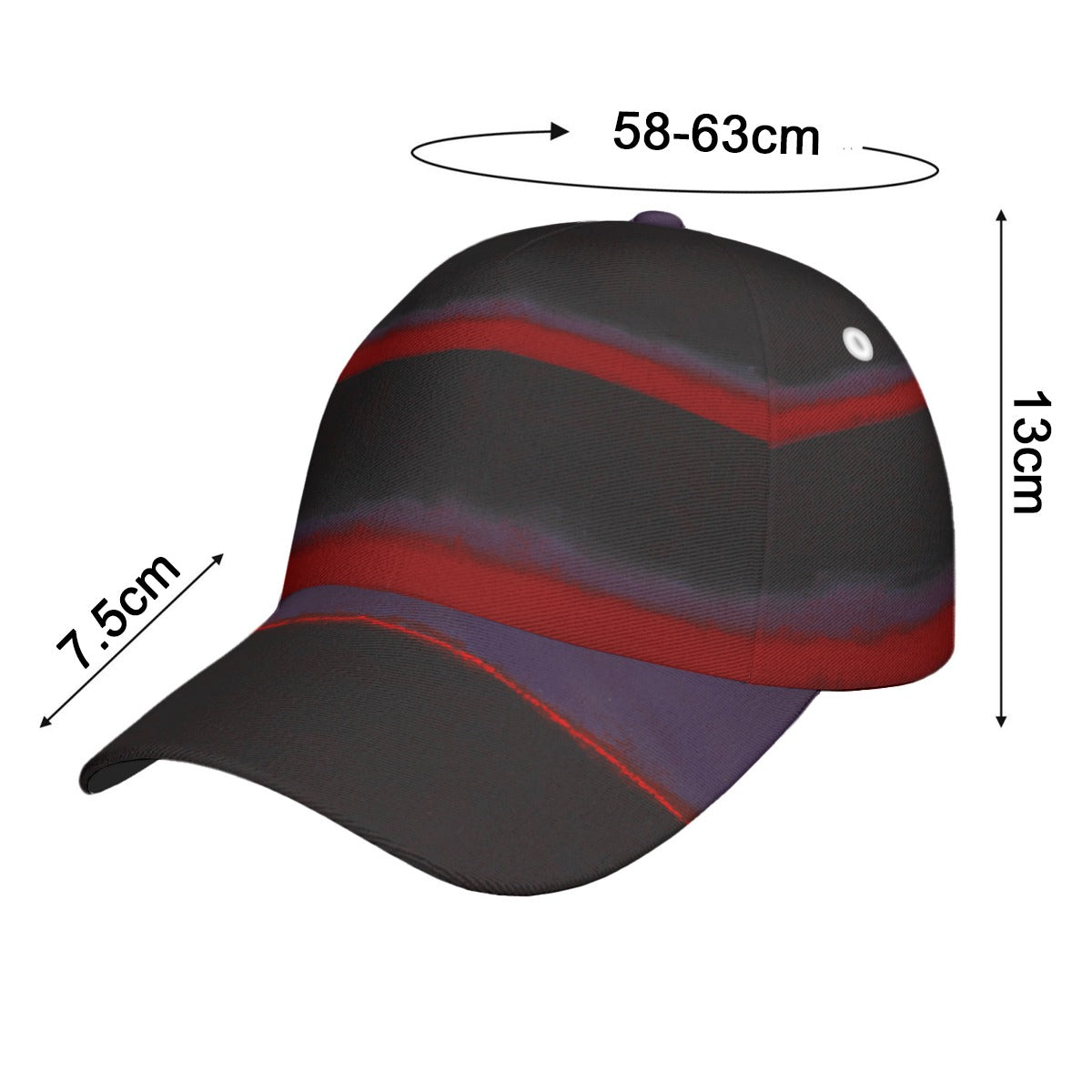 All-Over Print Peaked Cap