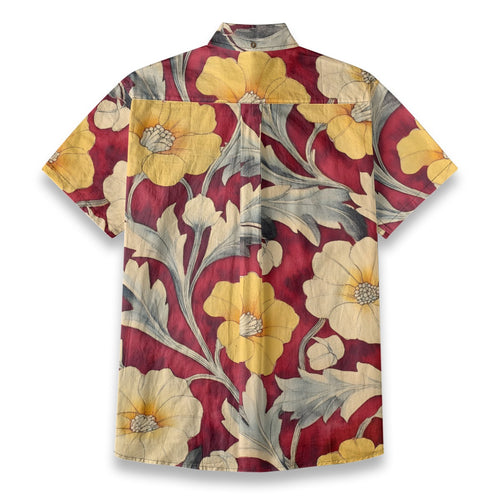 All-Over Print Men's Breathable Cotton Shirt|125GSM