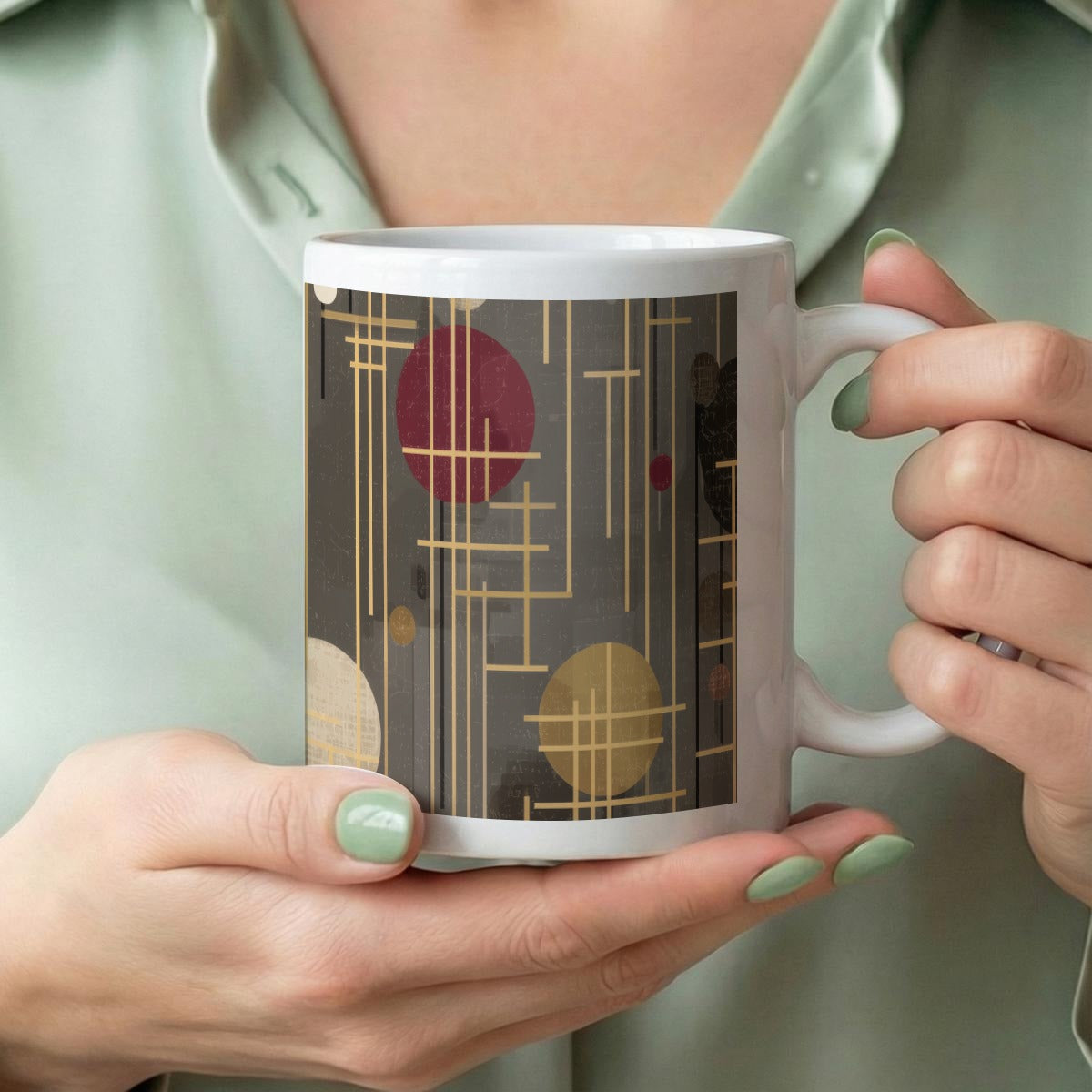 Custom 11oz All-Over Print Ceramic Coffee Cup Mug
