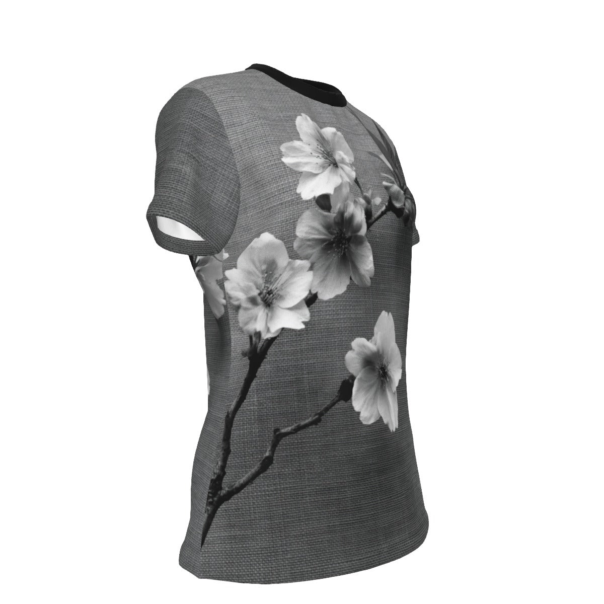 All-Over Print Women's Round Neck T-Shirt | 190GSM Cotton