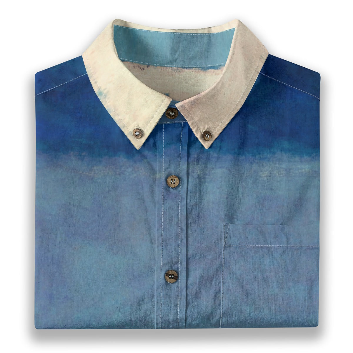 All-Over Print Men's Breathable Cotton Shirt|125GSM