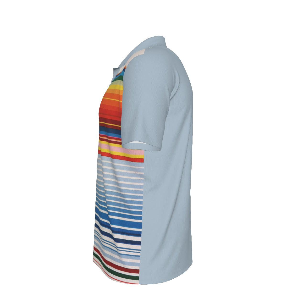 All-Over Print Men's Polo Collar Jersey