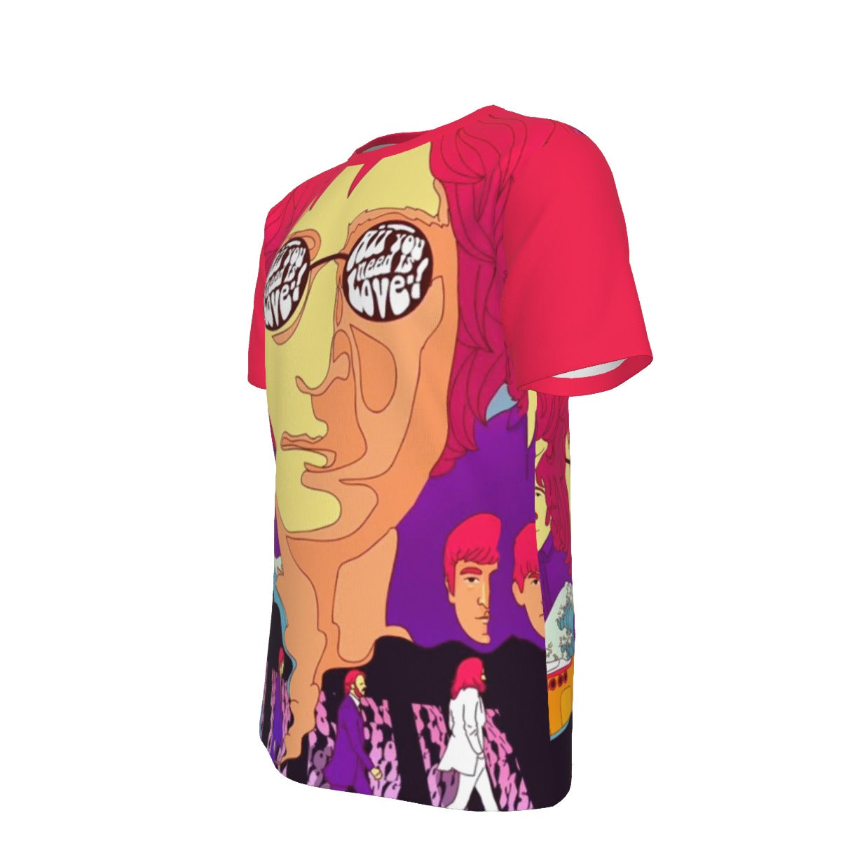 All-Over Print Men's O-Neck T-Shirt | 190GSM Cotton