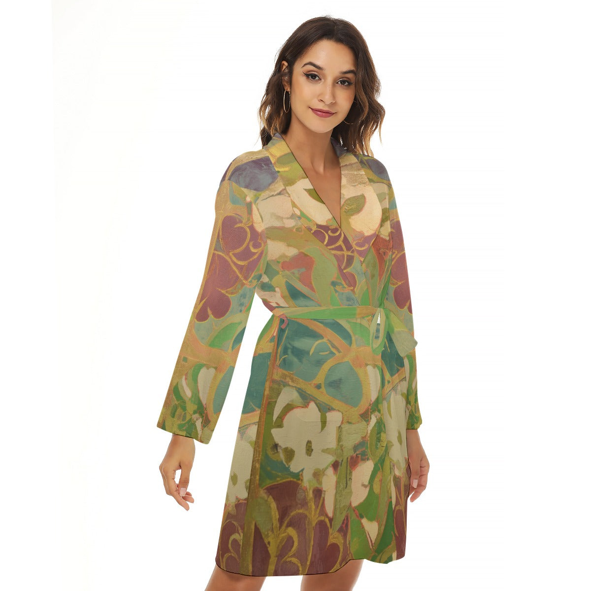 All-Over Print Women's Small Robe